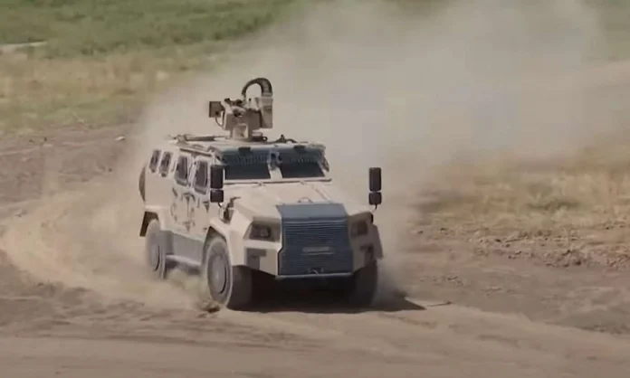Бронеавтомобіль Tarlon-M 4x4 масою від 13,5 до 14,5 тонни має корпус із композитних матеріалів із полімерним бронюванням. (Джерело фото: МО Узбекистану)