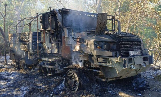 Новий російський КамАЗ-4385ПВ вперше засвітився на полі бою 