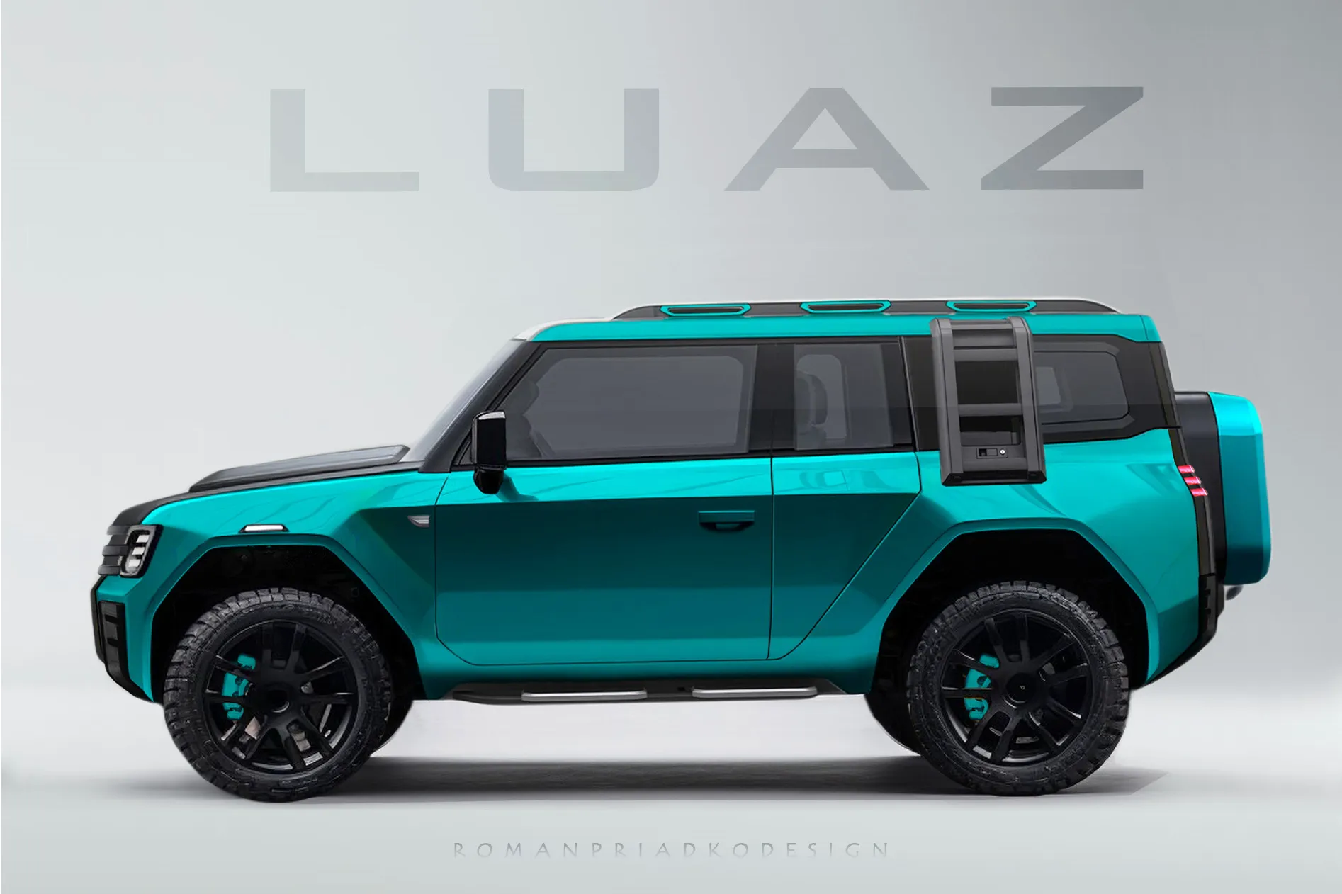 Відроджений ЛуАЗ: рендери нового українського позашляховика