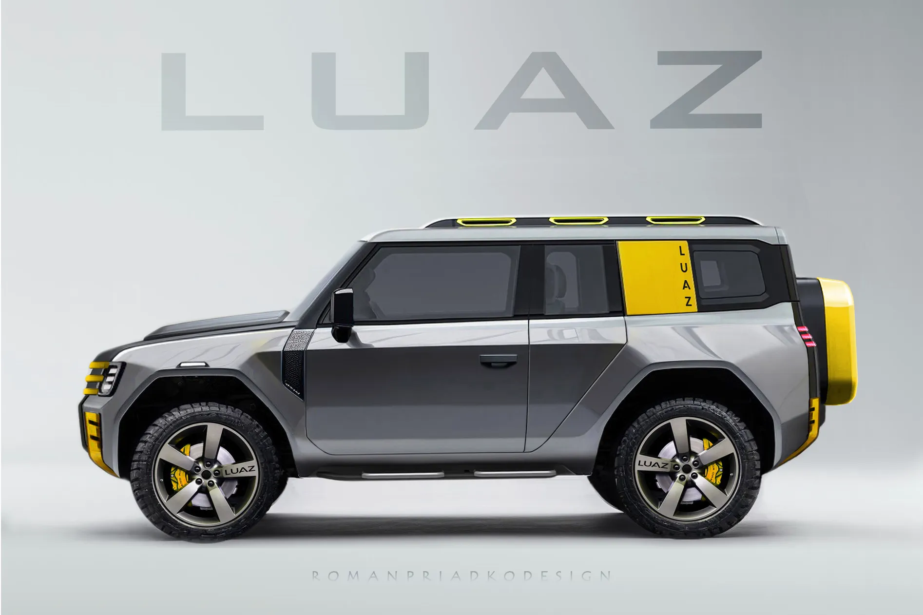 Відроджений ЛуАЗ: рендери нового українського позашляховика