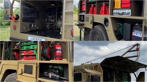 Мобільна майстерня в американському HMMWV для Kraken