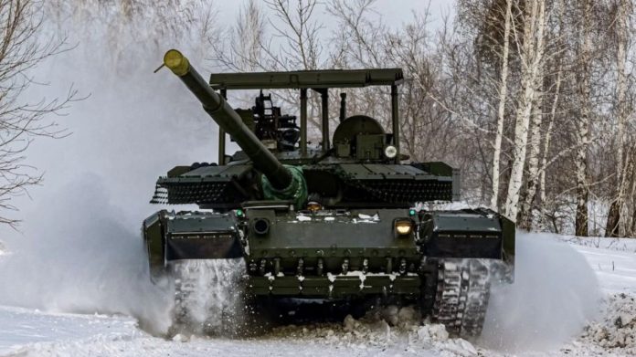 Російський модернізований танк Т-80БВМ