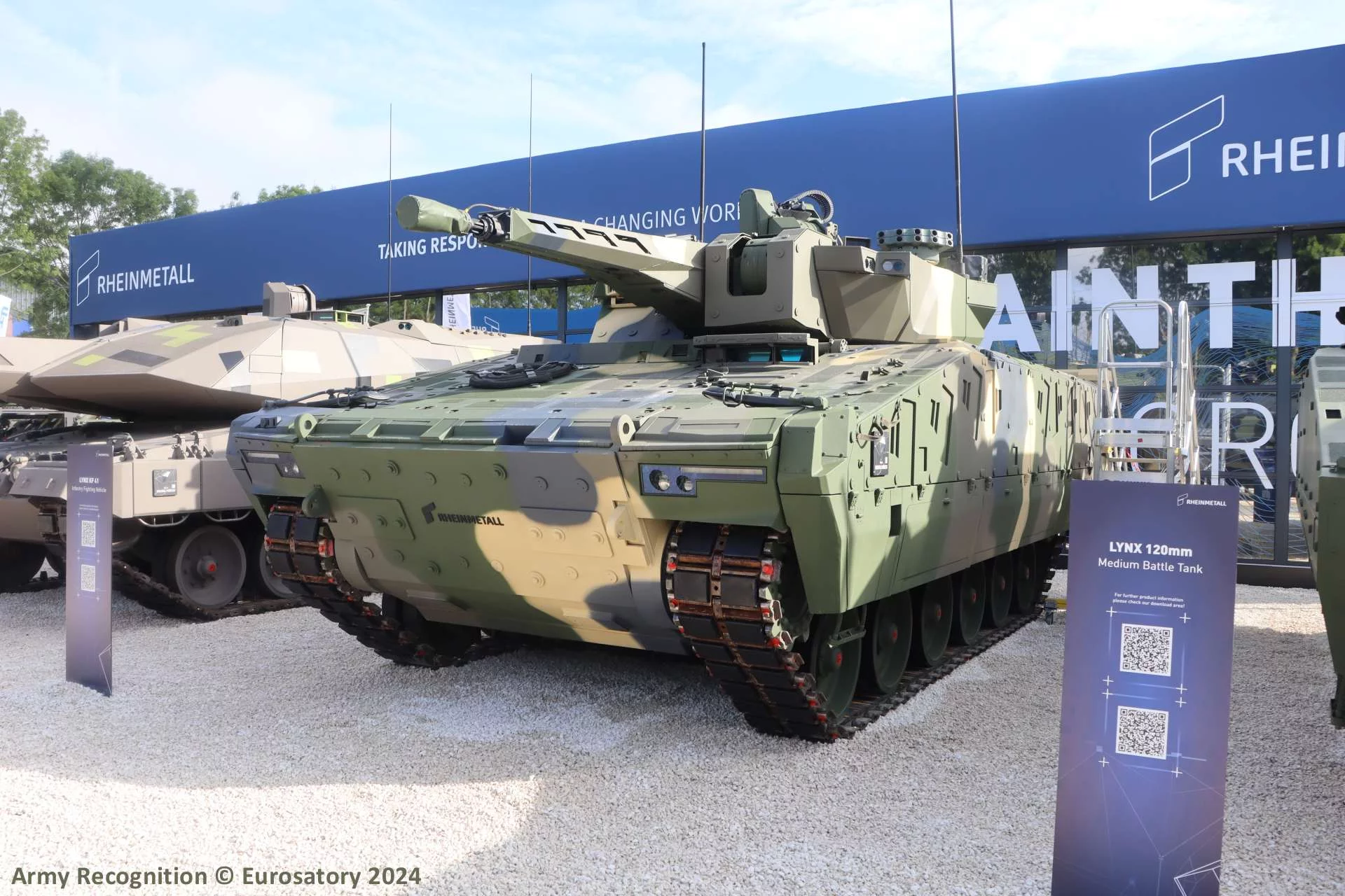 Паппергер зазначив, що після підписання контракту перший автомобіль Fuchs має бути готовий в Україні протягом шести-семи місяців, а перший KF41 Lynx – протягом дванадцяти-тринадцяти місяців. (Джерело зображення: Army Recognition)