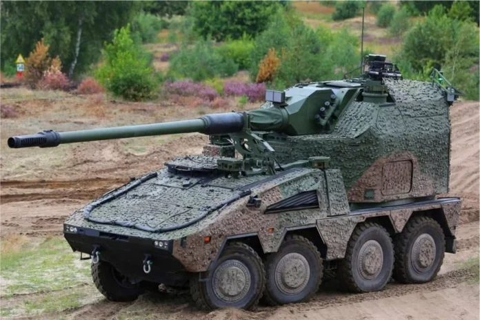 RCH 155 — німецька 155-мм самохідна артилерійська система. (Джерело фото: KNDS)