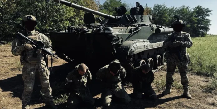 Добровольці з Башкортостану взяли в полон окупантів та затрофеїли ворожий БМП
