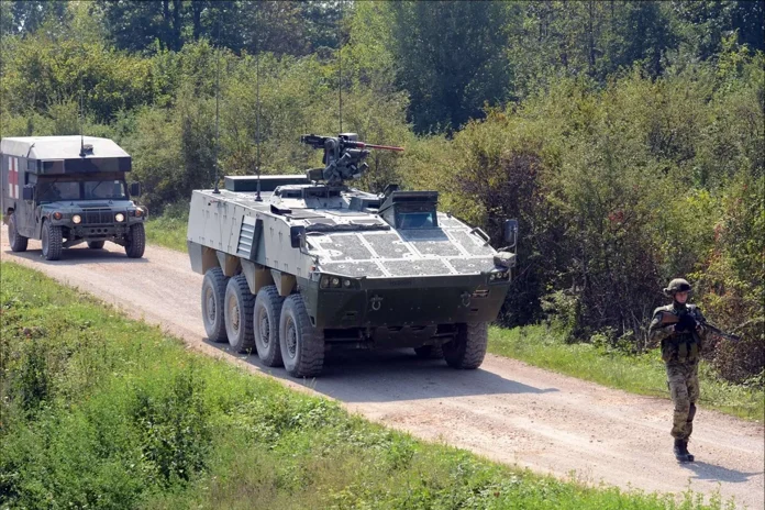Patria AMV — фінська броньована машина, відома своєю високою модульністю. (Джерело зображення: Міністерство оборони США)