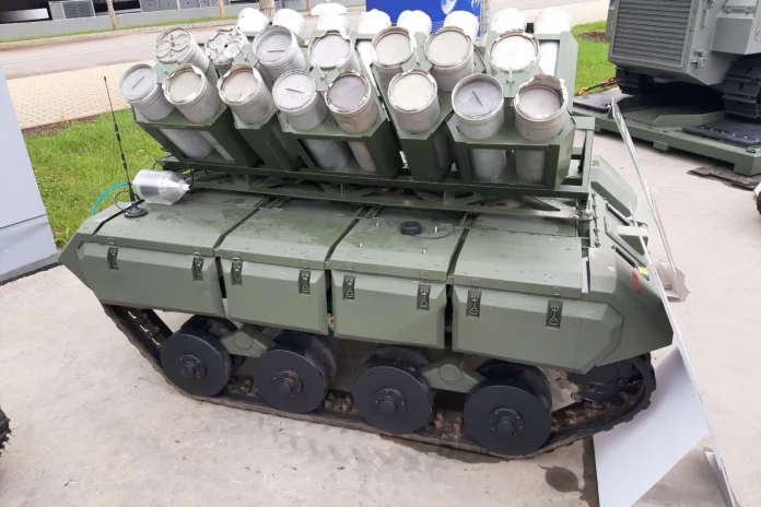 Новий російський наземний безпілотник «Імпульс-КПТМ»