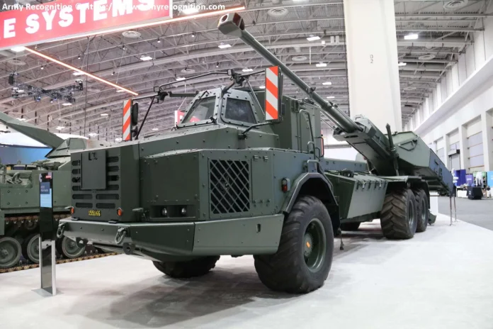 Archer — це повністю автоматизована 155-мм самохідна артилерійська система, встановлена ​​на вантажівці, призначена для забезпечення швидкої та високомобільної вогневої підтримки. (Джерело зображення: Army Recognition)