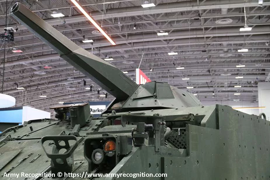 AMPV від BAE Systems оснащений 120-міліметровою мінометною системою Patria NEMO, яка забезпечує можливість ведення вогню по наземних цілях (Джерело зображення Army Recognition Group)