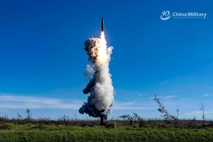Зображення запуску DF-31AG було опубліковано Народно-визвольною армією Китаю 25 вересня 2024 року (Джерело зображення: PLA)