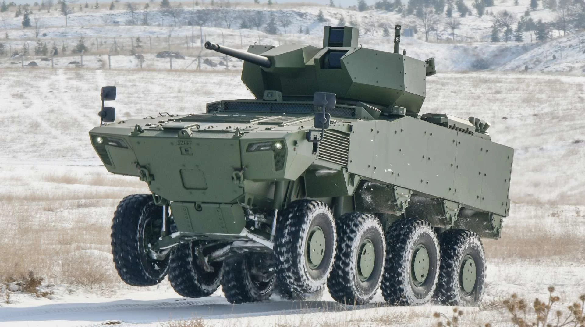 Pars Alpha 8x8 може долати траншеї шириною до 2,4 метра, долати перешкоди заввишки до 0,8 метра і пробиратися через воду на глибині до 1,2 метра. (Джерело фото: FNSS)