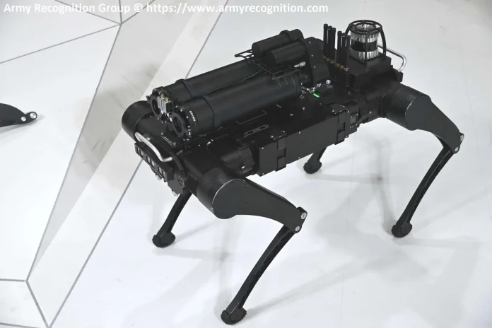 Hyundai Rotem і багатоногий захисний робот Rainbow Robotics для боротьби з тероризмом (Джерело зображення: Army Recognition)