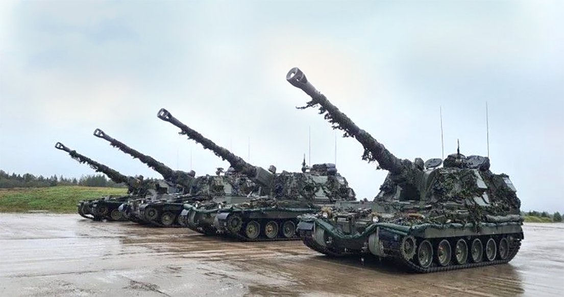 Британські гаубиці AS-90 зі свіжої партії вже б'ють ворога на Донбасі