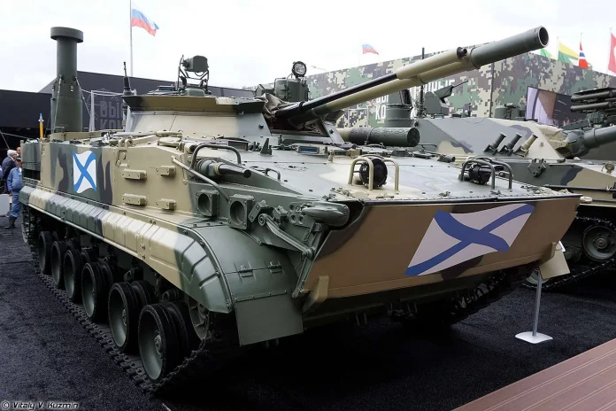 Російська БМП-3Ф розроблена спеціально для дій на морі