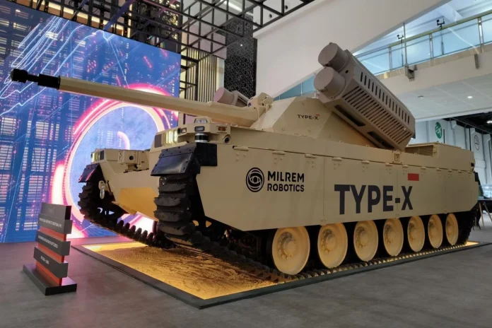 Це партнерство базується на досвіді інновацій Milrem Robotics. Type-X Robotic Combat Vehicle (RCV) є провідним прикладом передових роботизованих платформ. (Джерело зображення: Milrem Robotics)