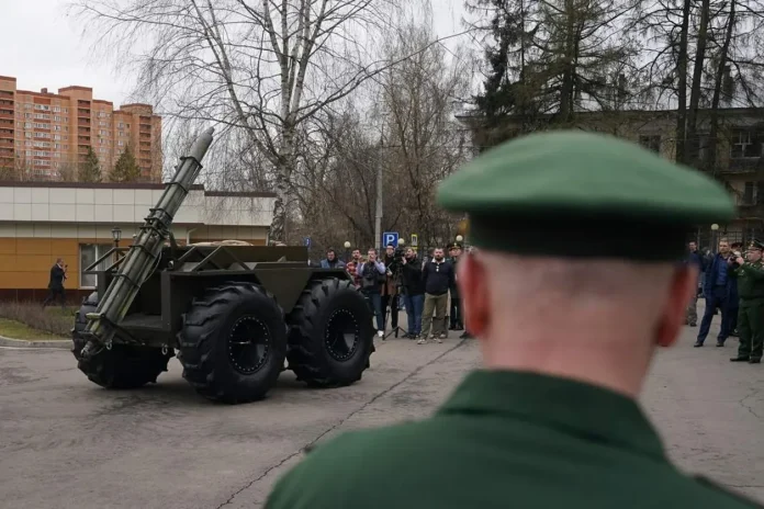 Дрон, розроблений курганським ТОВ «МобіДік»,