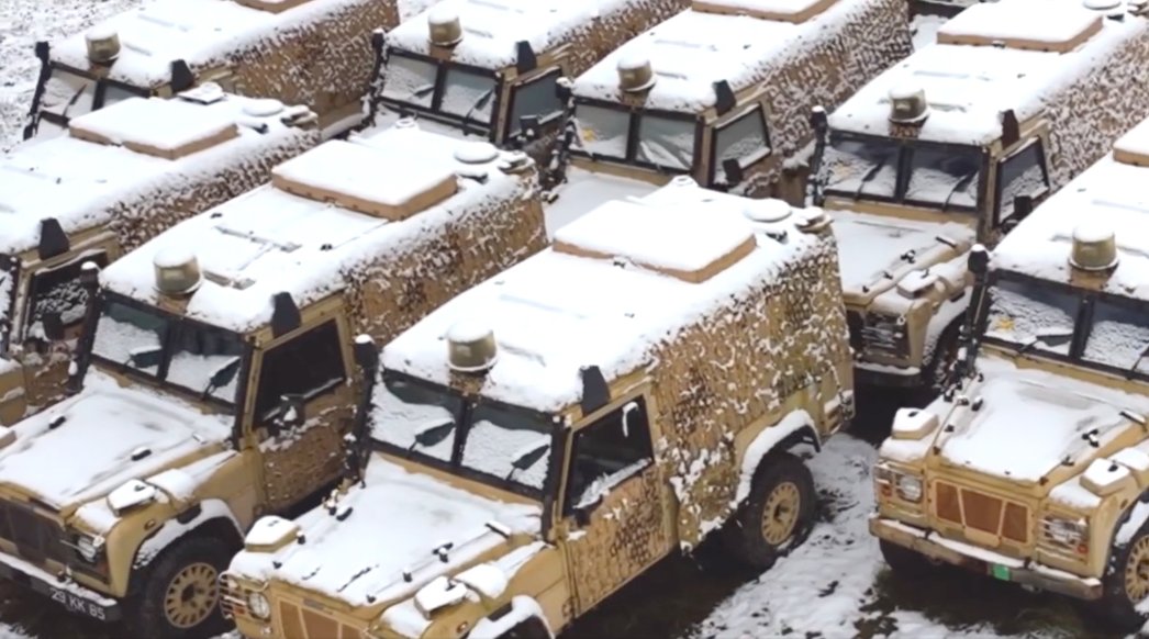 Сили оборони отримали броньовані Snatch Land Rover на шасі Land Rover Defender 110