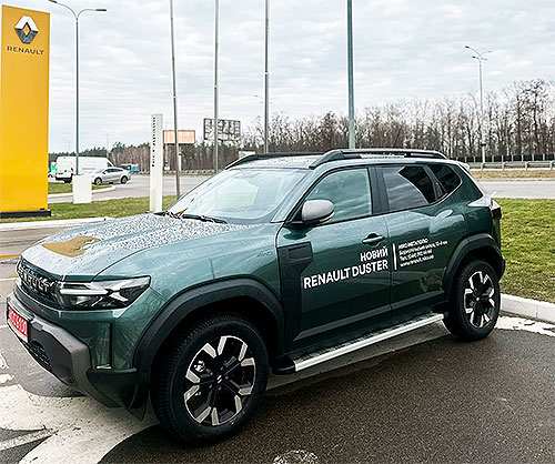 Українські дилер-центри Renault пропонують тест-драйви нового Duster