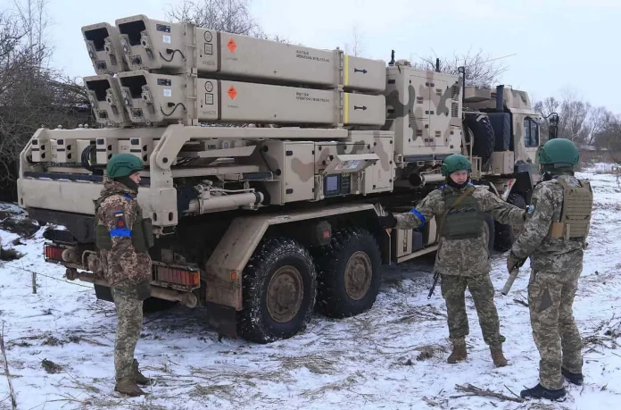 ЗСУ керують системою протиповітряної оборони IRIS-T німецького виробництва. (Джерело зображення: Повітряні сили України)