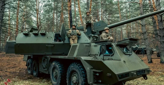 Гаубиця «Зузана 2» забезпечує вогневу підтримку на великій відстані у передових боях. (Джерело фото: Міністерство оборони України)