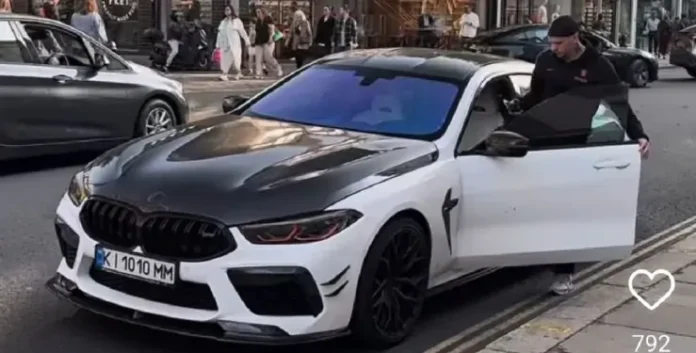 Зірку українського футболу помітили в Лондоні за кермом рідкісного BMW M8 GranCoupe