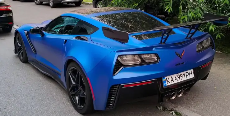 У Києві помічено єдиний в Україні Chevrolet Corvette ZR1 