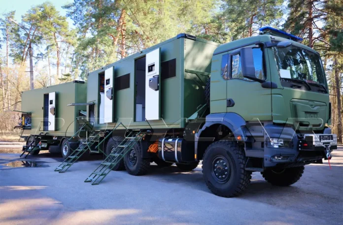 В Україні створили мобільний водолазний комплекс на шасі MAN TGS