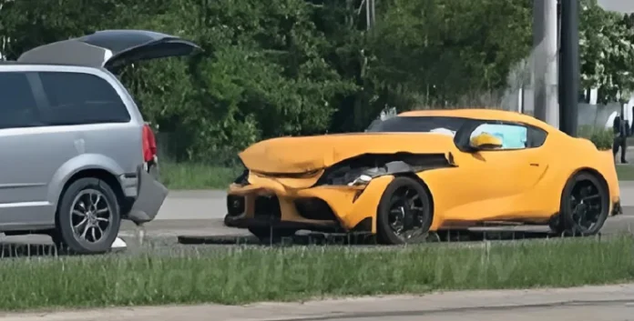У Львові розбили рідкісну Toyota Supra A90
