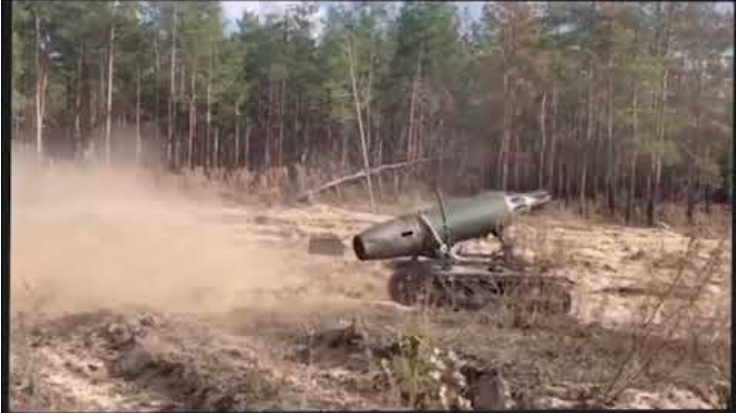 93-я бригада почала бити окупантів наземним дроном із блоком НАР