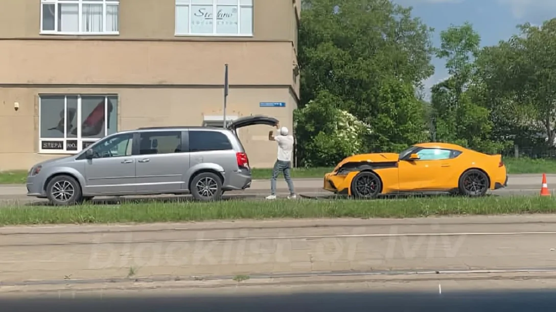 У Львові розбили рідкісну Toyota Supra A90