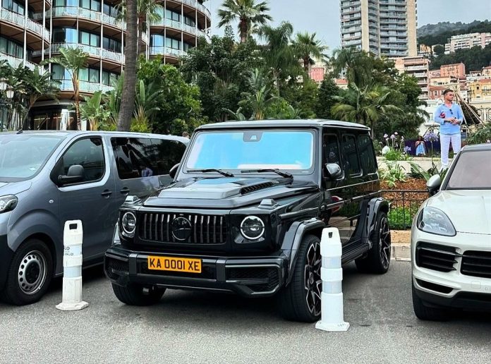 Український Mercedes G-Class помічений у Монако