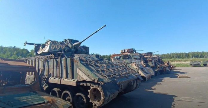 Росія переозброїла захоплену Bradley радянською гарматою