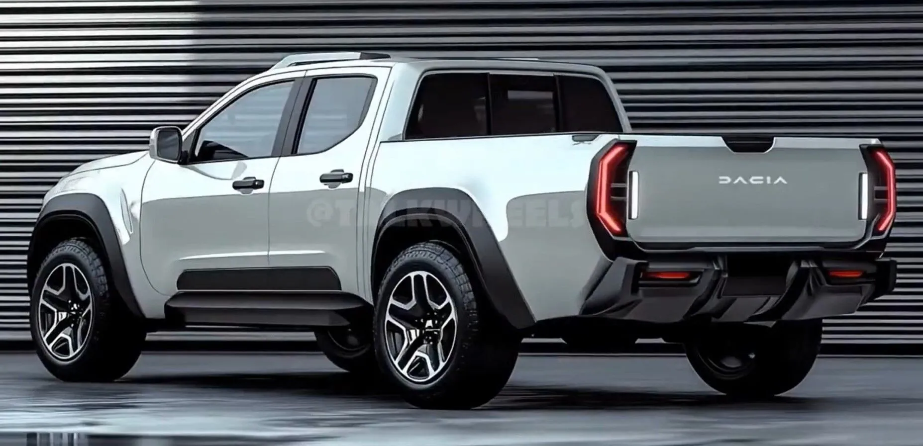 Рендери бюджетного пікапа на базі Dacia Duster 3 з'явилися в Мережі