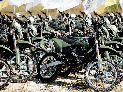 ЗСУ отримали 119 позашляхових мотоциклів Sihao SHDB-R5