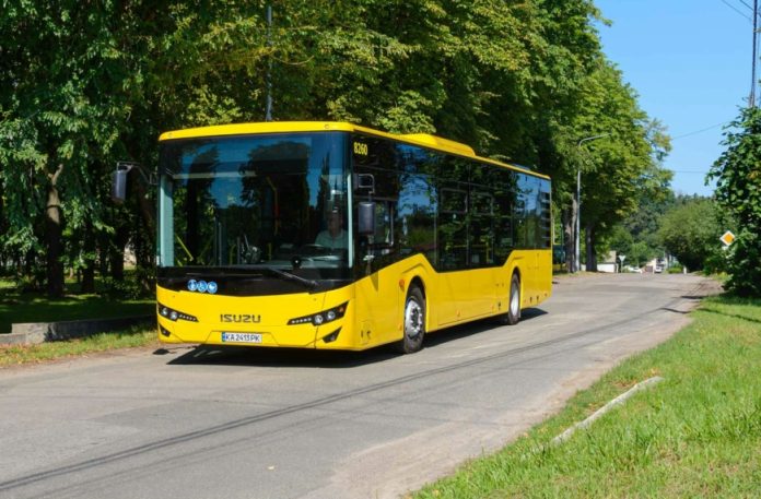 Київ отримав першу партію автобусів Isuzu Citiport 12