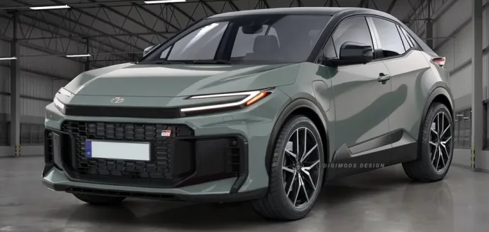 Електрокар Toyota C-HR BEV показали у версії GR із двомоторним силовим агрегатом
