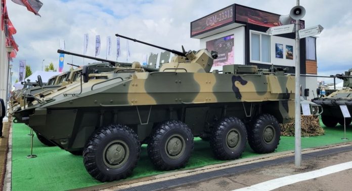Російський БТР-22 вперше засвітився на польському кордоні