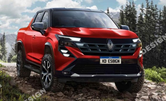 Бразильський дизайнер створив концепт нового пікапа Renault на платформі CMF-B від Duster