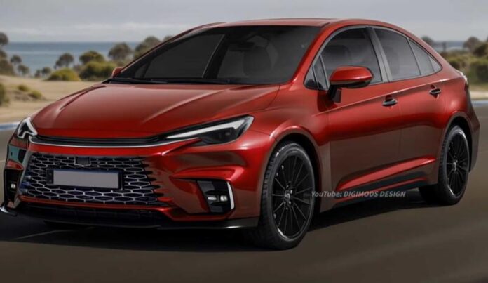 Показали рендер Toyota Corolla нового покоління