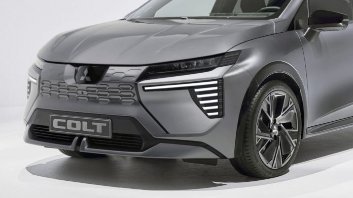 Mitsubishi Colt майбутнього: дизайнер показав, як японський хетчбек міг би виглядати з обличчям Eclipse Cross Mitsubishi Colt майбутнього: дизайнер показав, як японський хетчбек міг би виглядати з обличчям Eclipse Cross