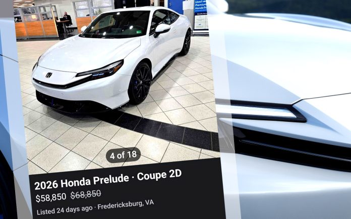 Дилер Honda зробив «знижку» на скандальну націнку нового Prelude, але фанати не вражені