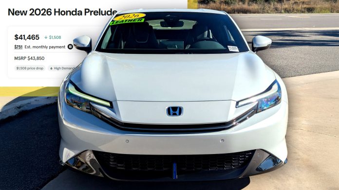 Несподіваний поворот: дилер продає нову Honda Prelude зі знижкою замість націнки