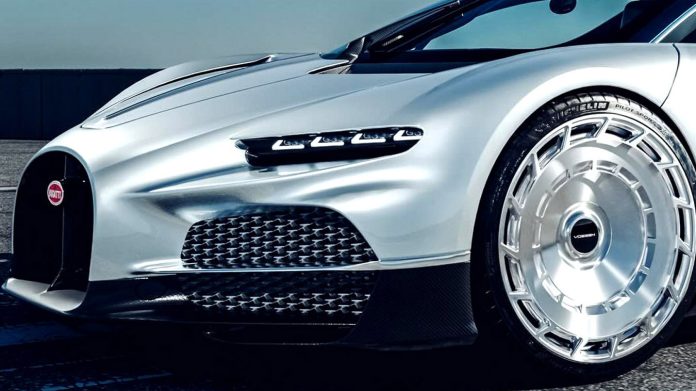 Віртуальний тюнінг: Bugatti Tourbillon приміряв диски Vossen ще до початку поставок