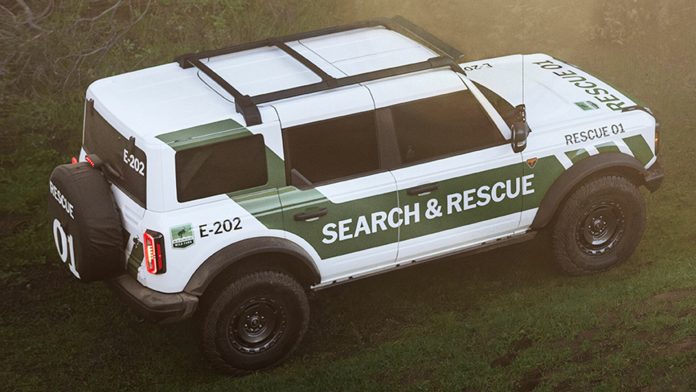Ford безкоштовно передасть спеціально підготовлені позашляховики Bronco рятувальним службам