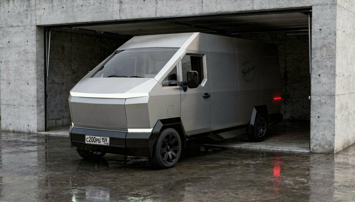 У стилі Cybertruck: відроджений бренд Russo-Balt представив електричний фургон F200 - фото 8
