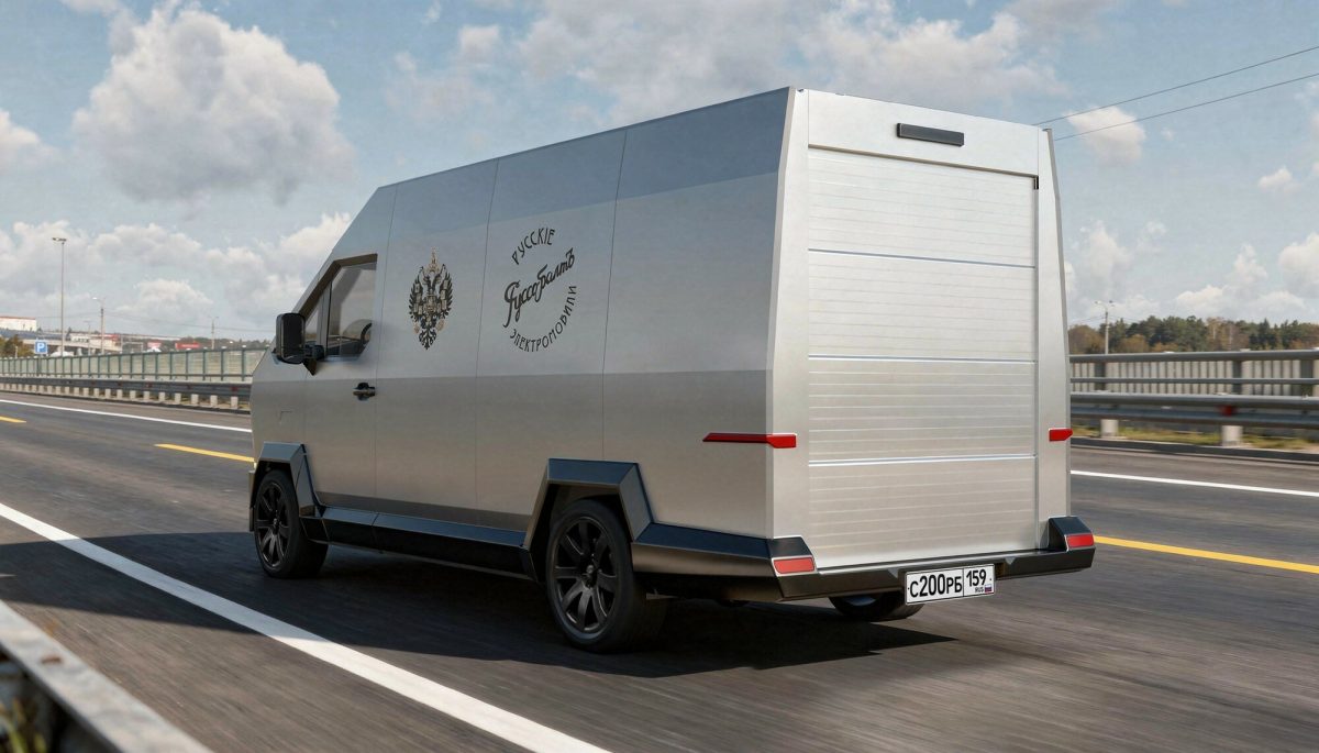 У стилі Cybertruck: відроджений бренд Russo-Balt представив електричний фургон F200 - фото 4