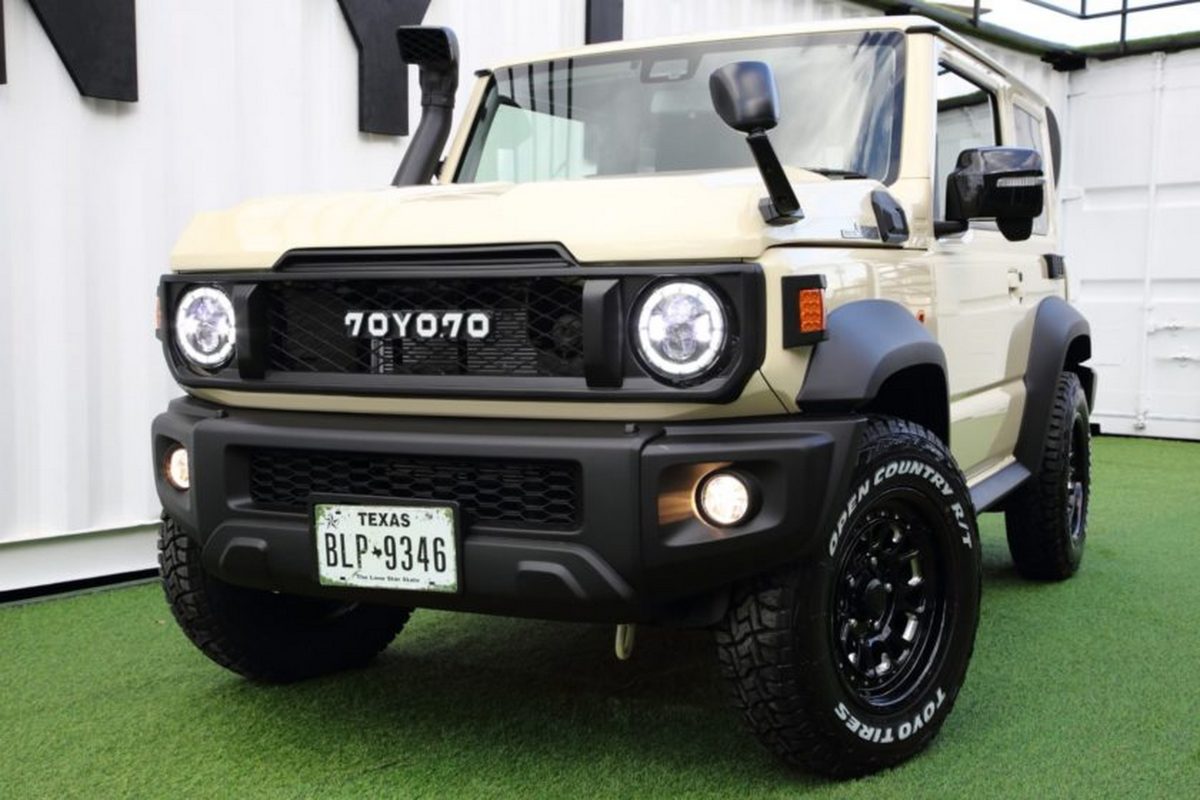Suzuki Jimny перетворили на зменшену копію легендарного Toyota Land Cruiser 70 - фото 1