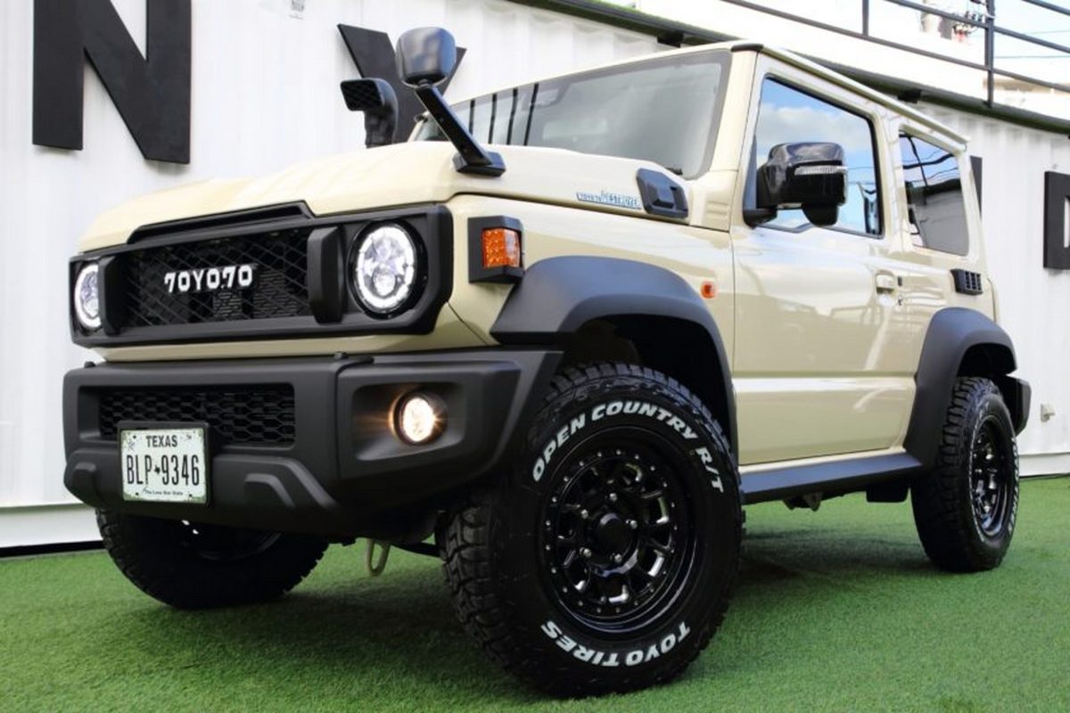 Suzuki Jimny перетворили на зменшену копію легендарного Toyota Land Cruiser 70 - фото 2