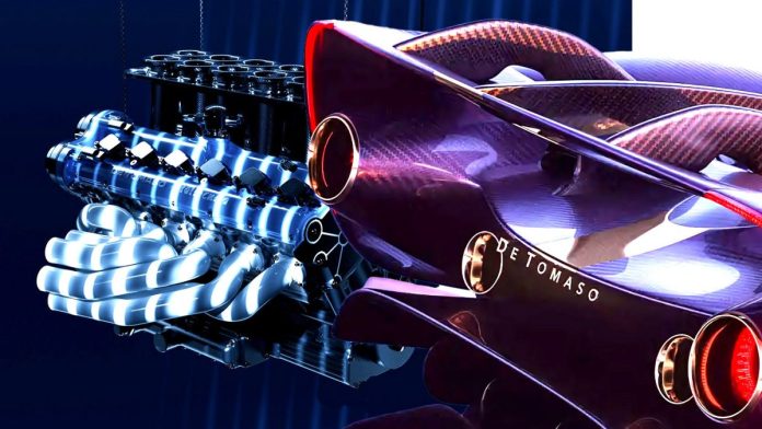 De Tomaso розкрила характеристики монструозного V12 для трекового гіперкара P900