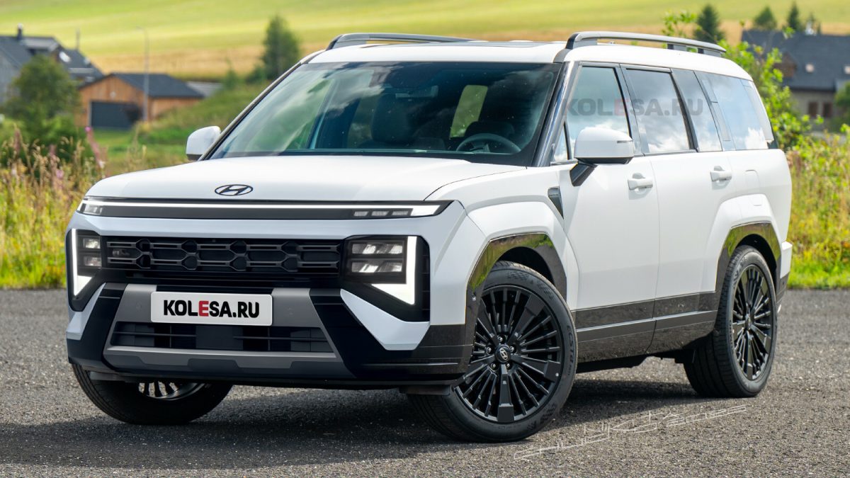 Оновлений Hyundai Santa Fe: рендери натякають на виправлення суперечливого дизайну - фото 3